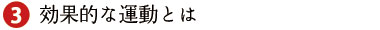 効果的な運動とは